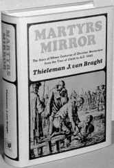 Martyrs' Mirror, modern English edition (6 Kb): Canadian Mennonite photo