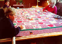 Women quilting: Used by permission of Doris Kramer 